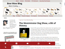 Tablet Screenshot of bowwowblog.com